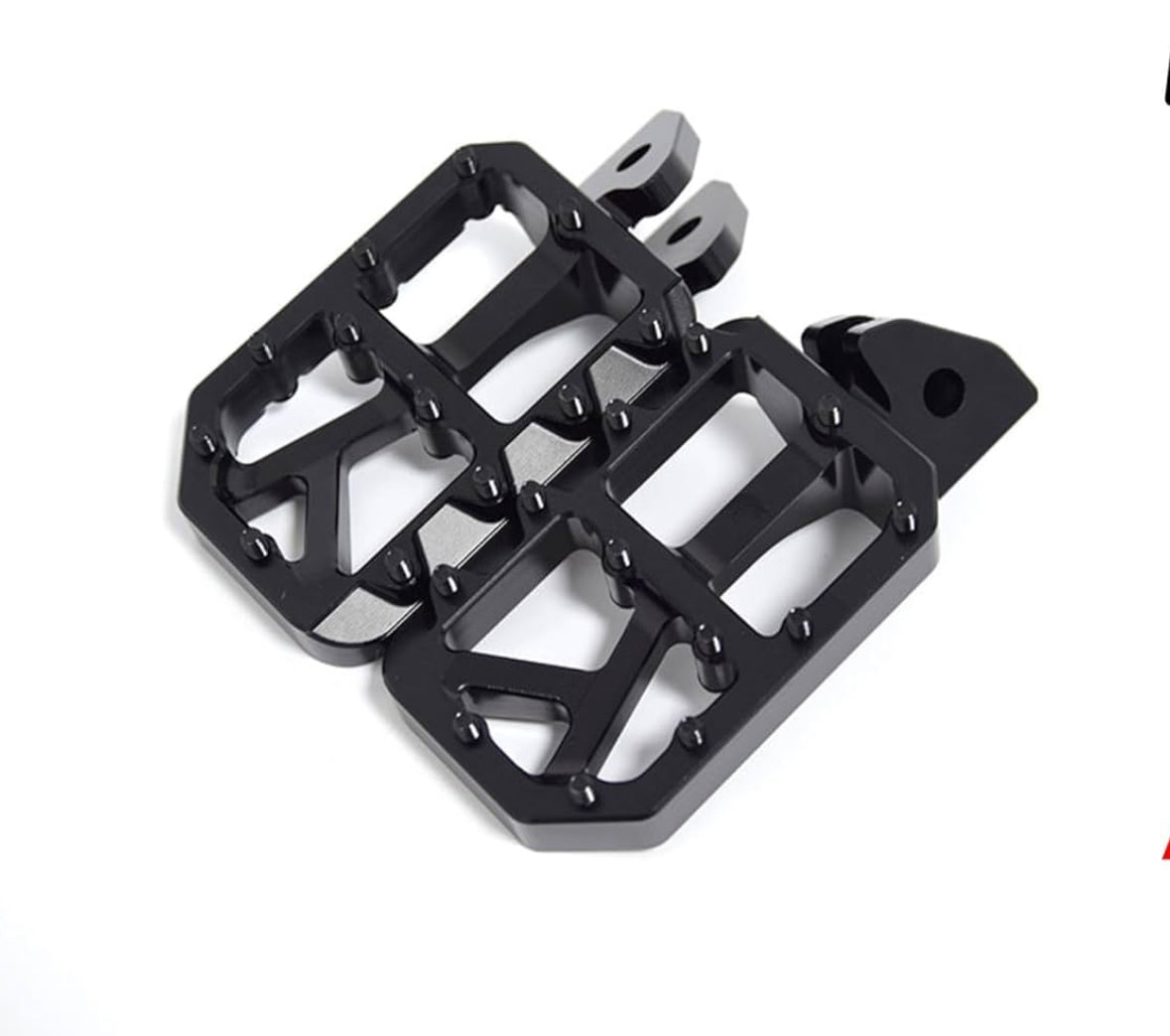 Black foot pegs
